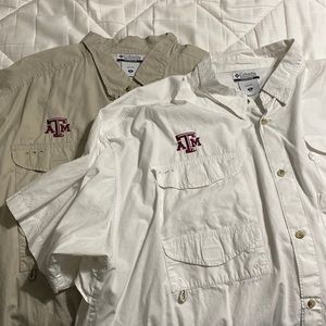 Texas A&M Columbia Fishing Shirts